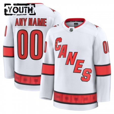 Carolina Hurricanes tröja Customized Fanatics Premium 2024-25 Vit Borta - NHL Tröjor Barn Carolina Hurricanes tröja Customized Fanatics Premium 2024-25 Vit Borta - NHL Tröjor Barn